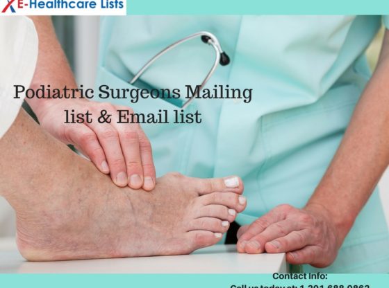 Podiatric Surgeons mailing list| Podiatric Surgeons email list